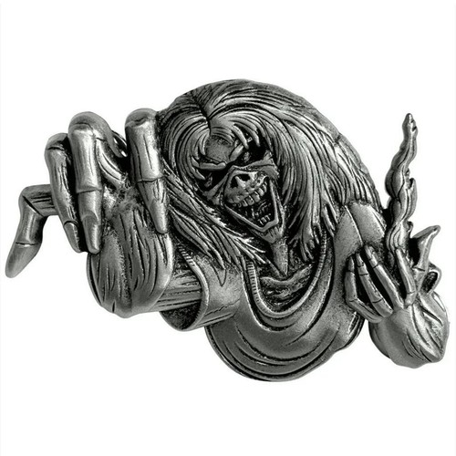 Iron maiden anstecker pin - iron, ·