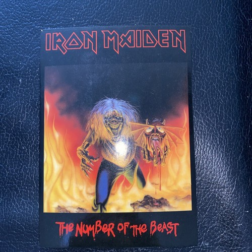 Iron maiden postkarte 1982 - iron,